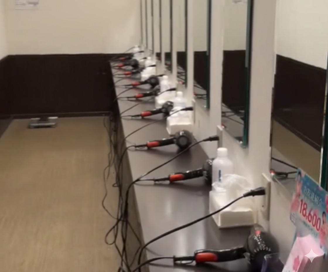 LAVA平塚店 パウダールーム｜設備が整いレッスン前後も快適に使える清潔なパウダールーム