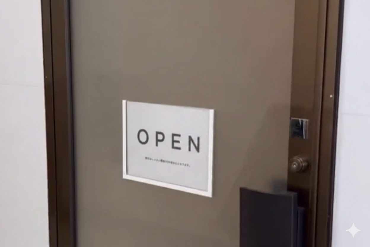 LAVA大船店 店舗入口｜大船駅笠間口から徒歩2分、初めてでも入りやすい女性専用ホットヨガスタジオ