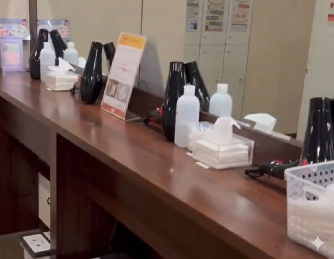 LAVA大船店 パウダールーム｜清潔感がありレッスン前後も快適に使える女性専用設備