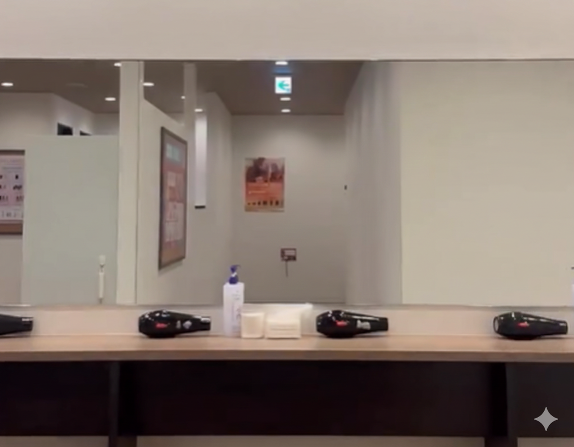 LAVA茅ケ崎店 パウダールーム｜レッスン後も快適に利用できる清潔で使いやすい設備環境