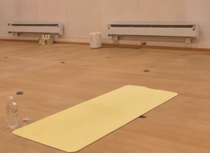 ホットヨガLAVA刈谷店｜遠赤外線床材を採用したウッドストーンスタジオの内観（イメージ）