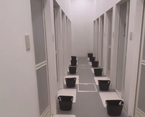 ホットヨガLAVA名古屋mozoワンダーシティ店のシャワールーム｜レッスン後に利用できる設備