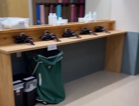 LAVA星ヶ丘店のパウダールーム｜レッスン後に利用できる整備された空間